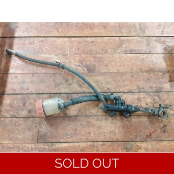 1983-85 Honda VF700F VF750F Interceptor Rear Brake Master Cylinder and Reservoir 43500-MB2-672